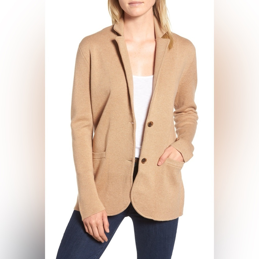 NWT J.Crew Factory School Boy Sweater Blazer Cardigan Size XS